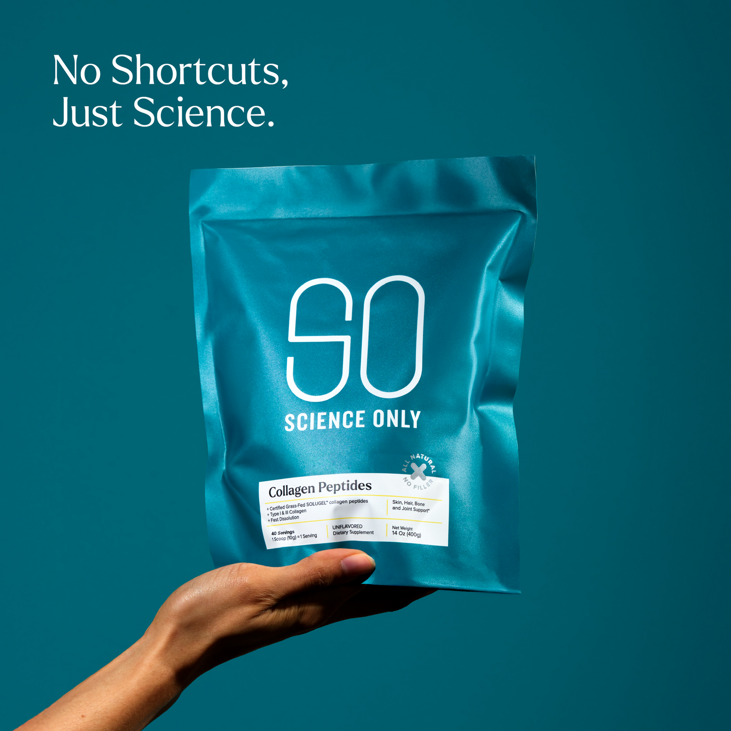 SO science only collagen peptides. Solugel